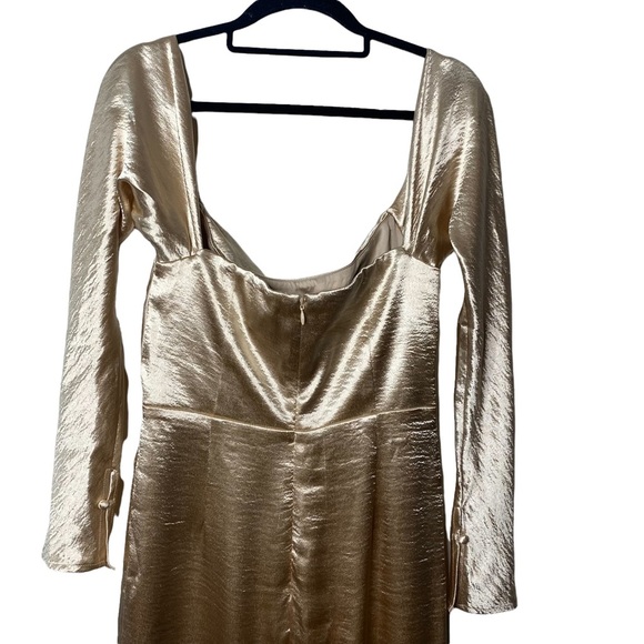 MAJORELLE | NWT Cecilia Midi Dress in Champagne Size XS - Picture 7 of 10